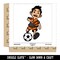 Water Bottle Sticker Set Soccer Boy Ball Sports Kid Cute Waterproof Vinyl Stickers Pack Decal, Skateboard, Laptop, Car, Window, Bumper - 5 Pack